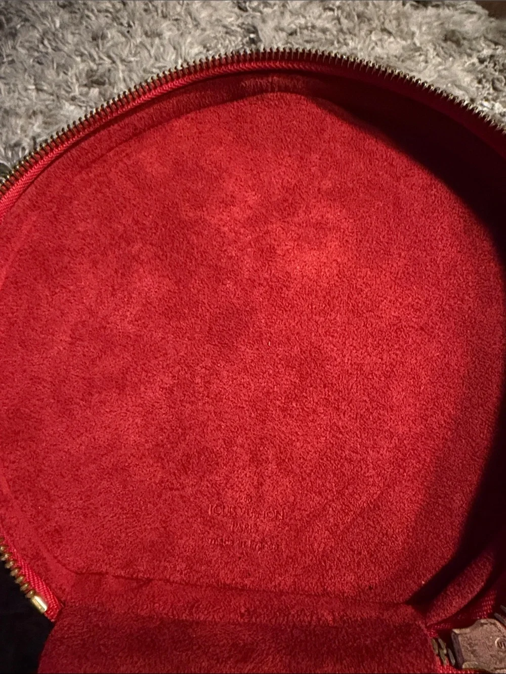 Louis Vuitton Red Epi Leather Vanity Case